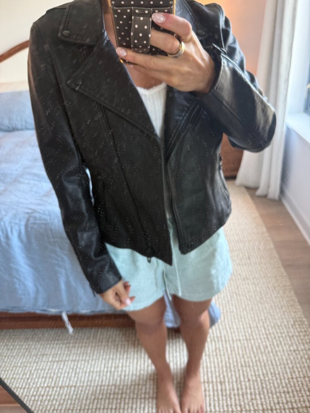 BLANKNYC Black Moto Jacket – Size Medium